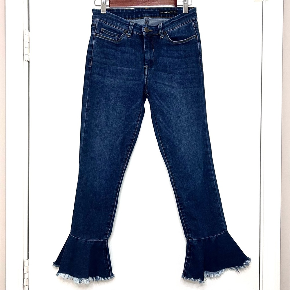 BlankNYC Blue Jeans with Flared Hem, size 29